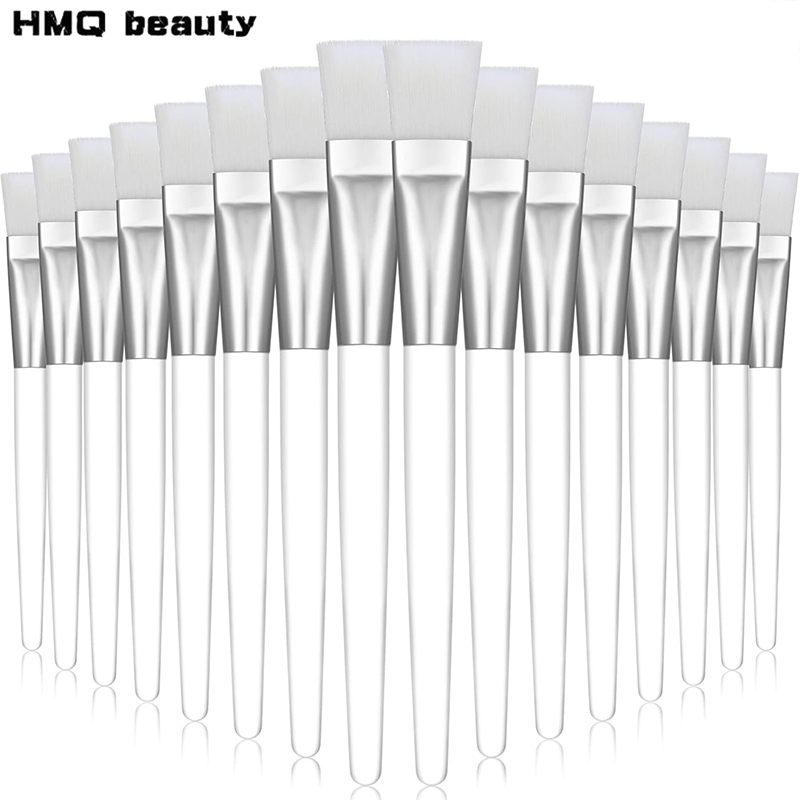 Beauty And Makeup Quotes - 12 stuks/set gezichtsmaskerborstels, zachte borstelharen, transparante
