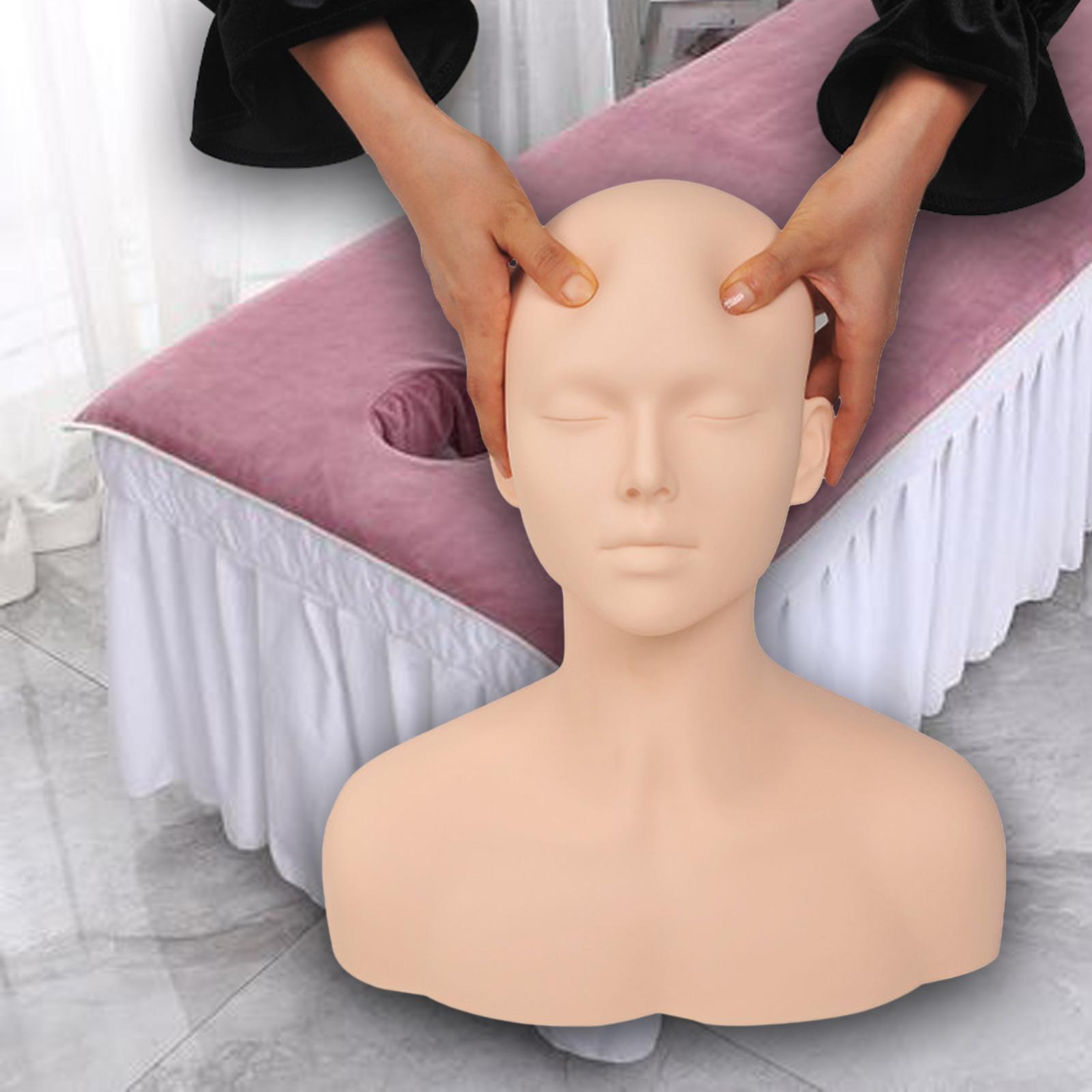 Beauty Makeup Training - Trainingshoofd Mannequin Professioneel Gezicht Hoofd Schouder