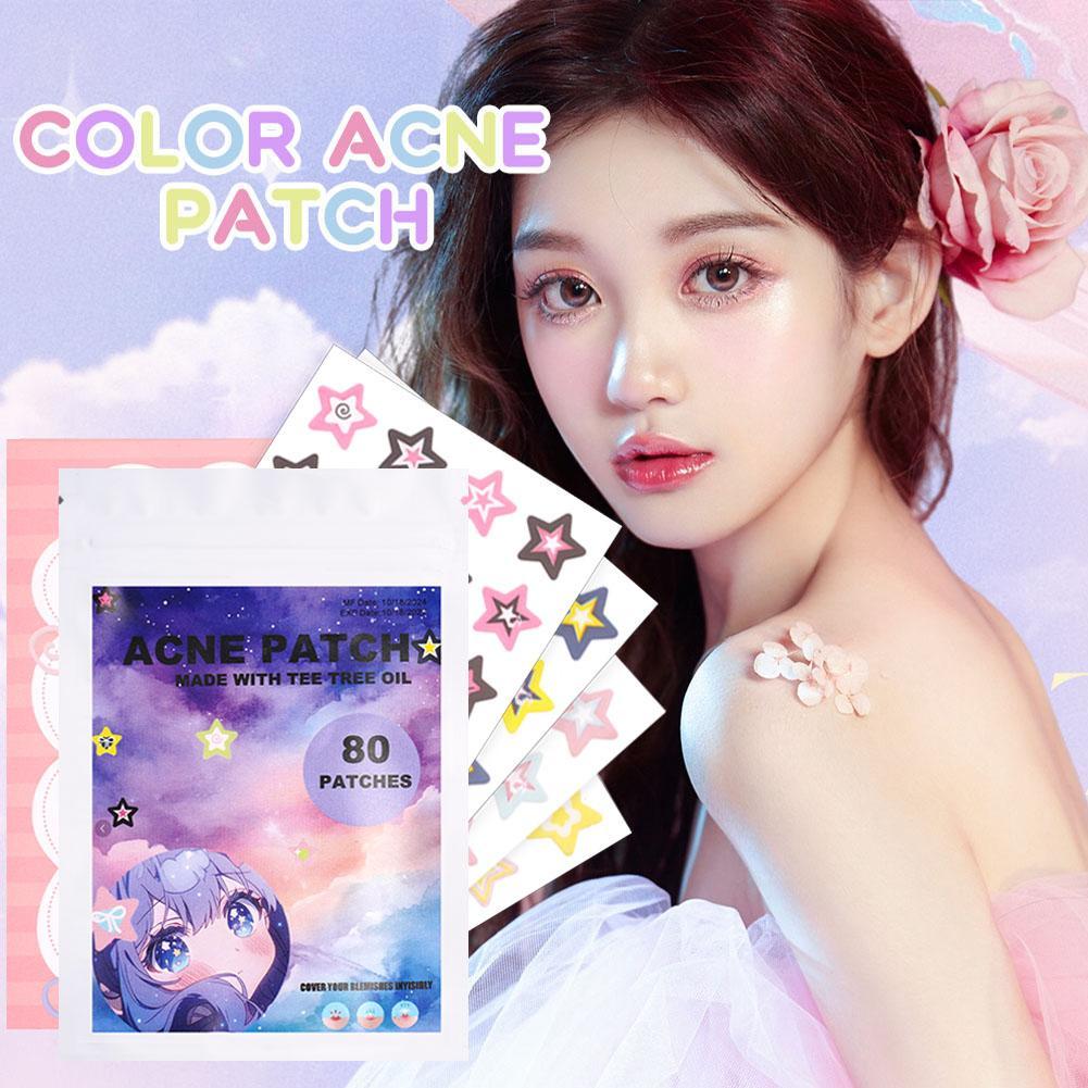 Beauty And Makeup Quotes - 1PC Kleurrijke Stervormige PE Puistje Patches