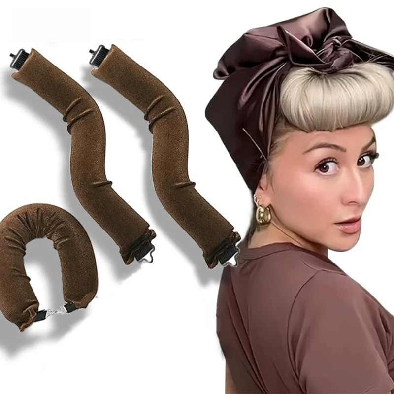 Hair Curling Wand - Haarcrullesysteem zonder hitte, zachte flexibele rollers