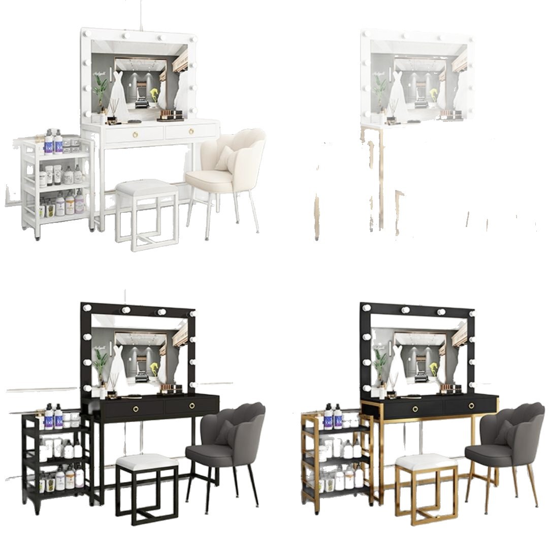 Beauty Makeup Training - Studio kaptafel met geïntegreerde lamp en