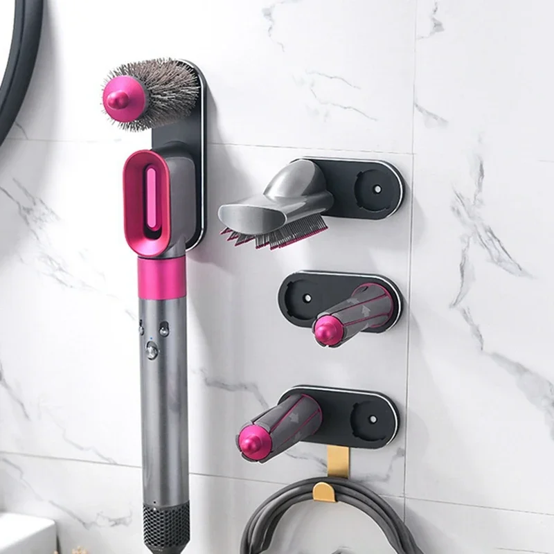 Hair Curling Wand - Haardrogerhouder Wandmontage Opbergruimte Voor Dyson Airwrap