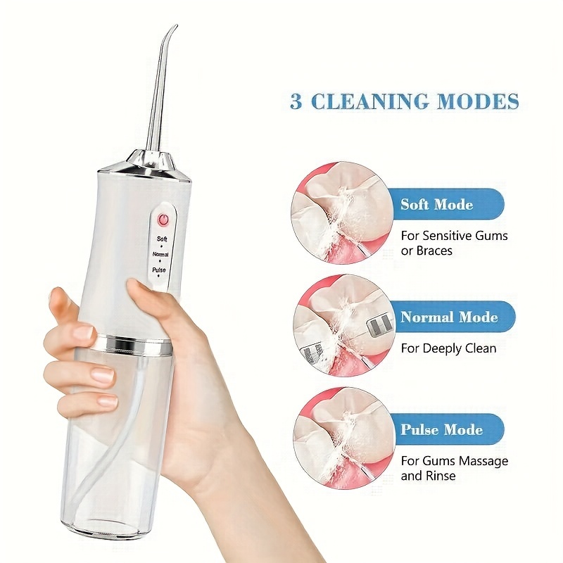 Micellar Water Cleanser - Elektrische monddouche, draagbare waterflosser, 220 ml,