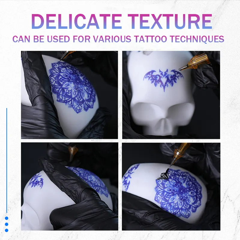 3D Skull Tattoo Oefenhuid Sili - Beauty Makeup Training recensie en prijs