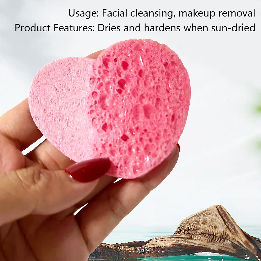 5 stuks cellulose gezichtsspon - Kiss Beauty Makeup Remover recensie en prijs