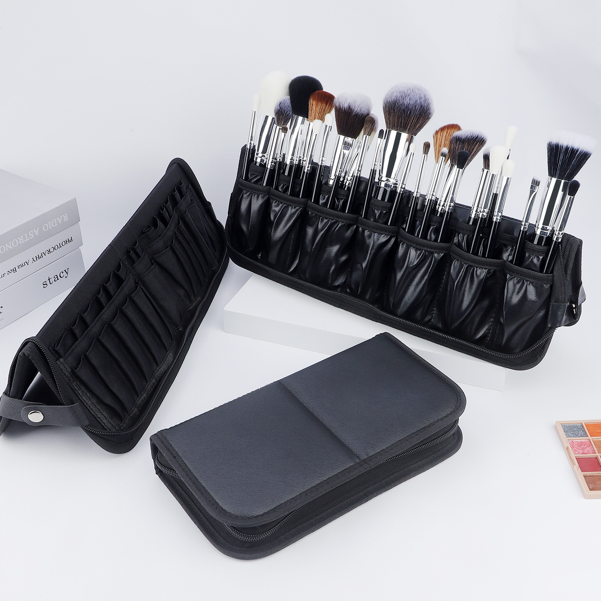 Grote zwarte opvouwbare make-u - Beauty And Makeup Quotes recensie en prijs
