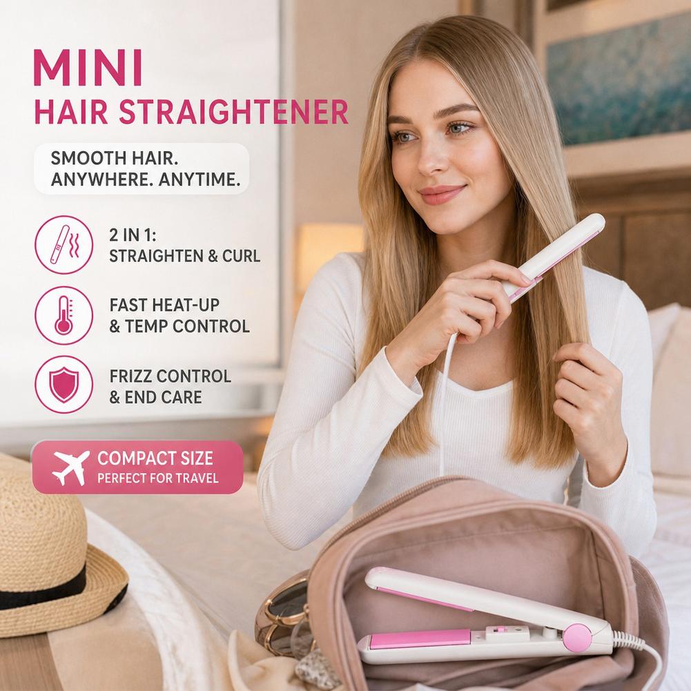Mini Splint Flat Iron Haarglad - Hair Curling Wand recensie en prijs