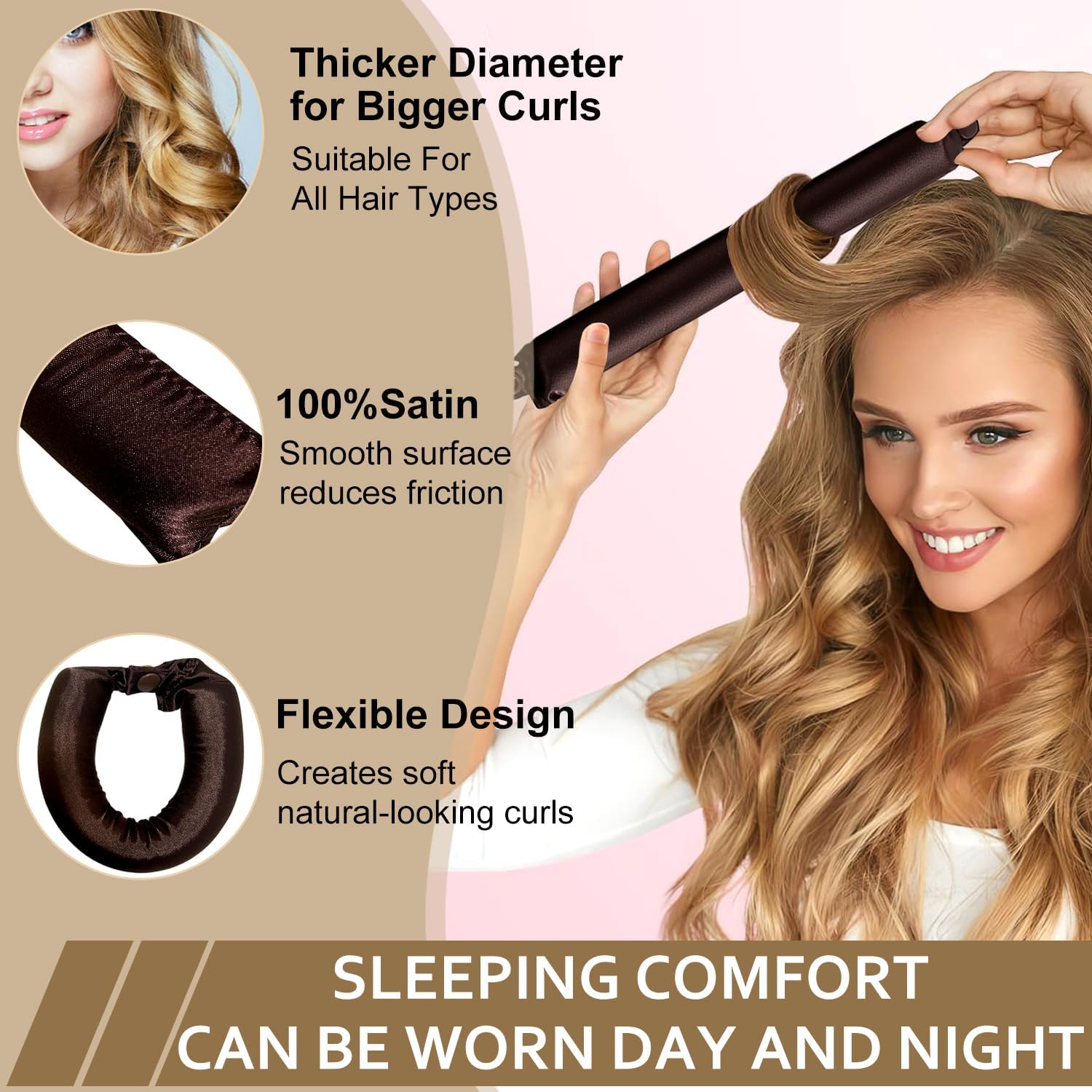 Heatless Curling Rod Hoofdband - Hair Curling Wand recensie en prijs