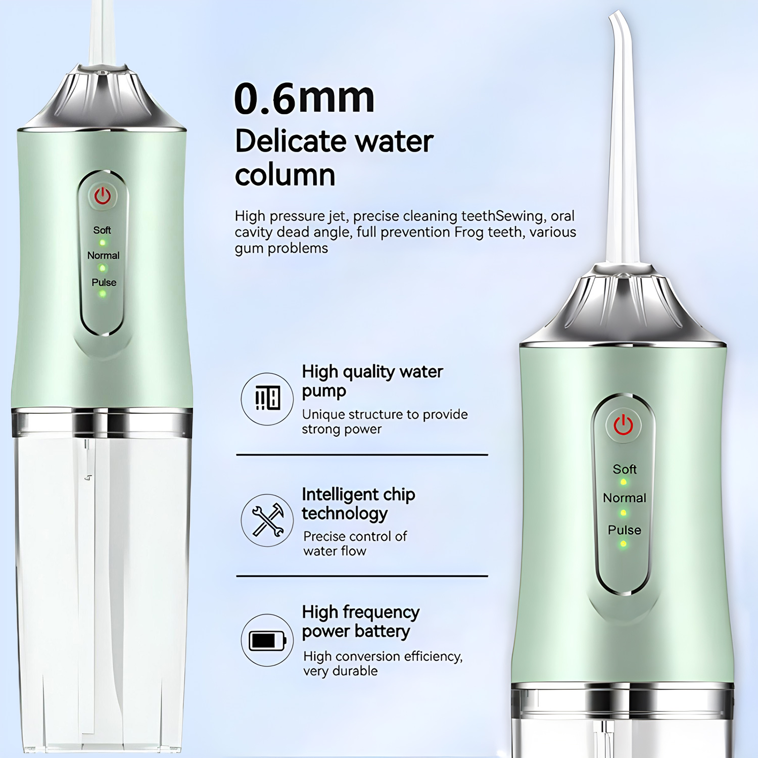 Draagbare USB-monddouche Water - Micellar Water Cleanser recensie en prijs