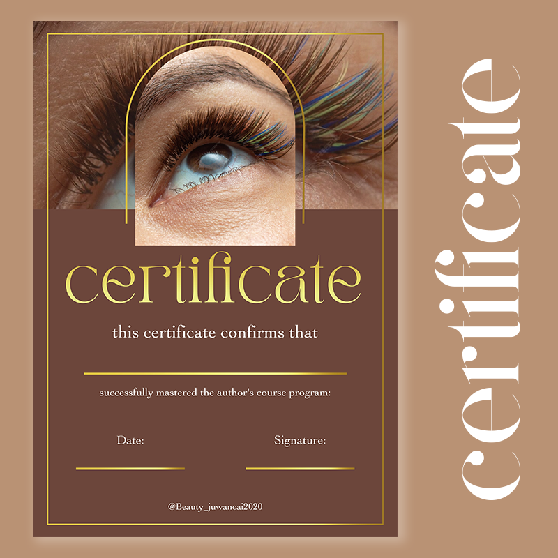 Aangepaste trainingscertificat - Beauty Makeup Training recensie en prijs